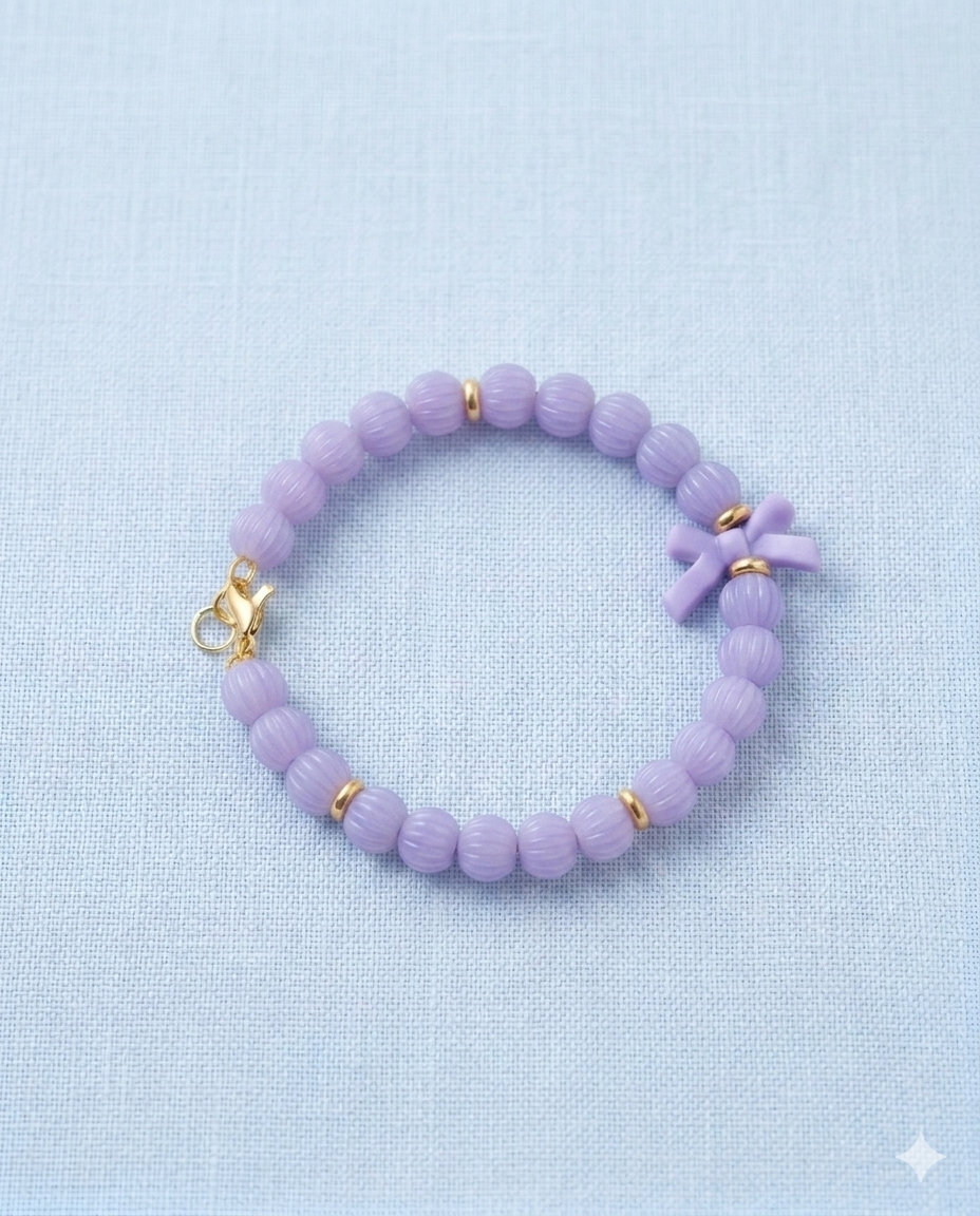 Pastel bow bracelets