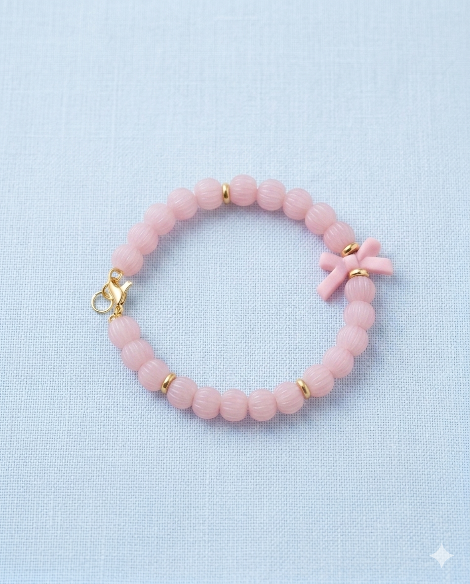 Pastel bow bracelets