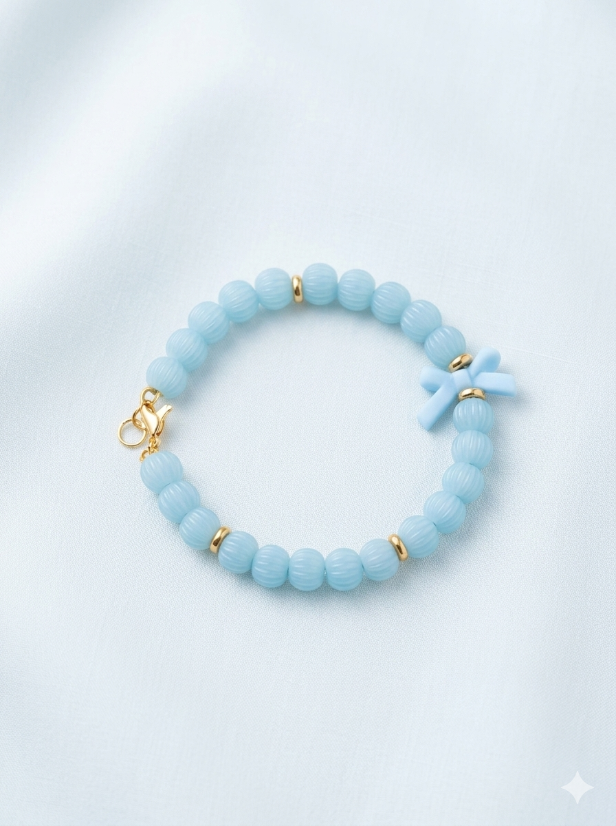 Pastel bow bracelets
