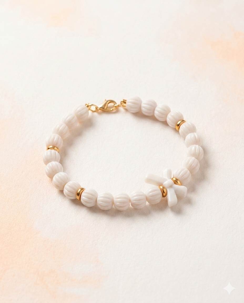 Pastel bow bracelets